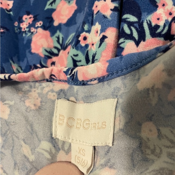 BCBGirls Navy Pink Floral Dress - Picture 4 of 4